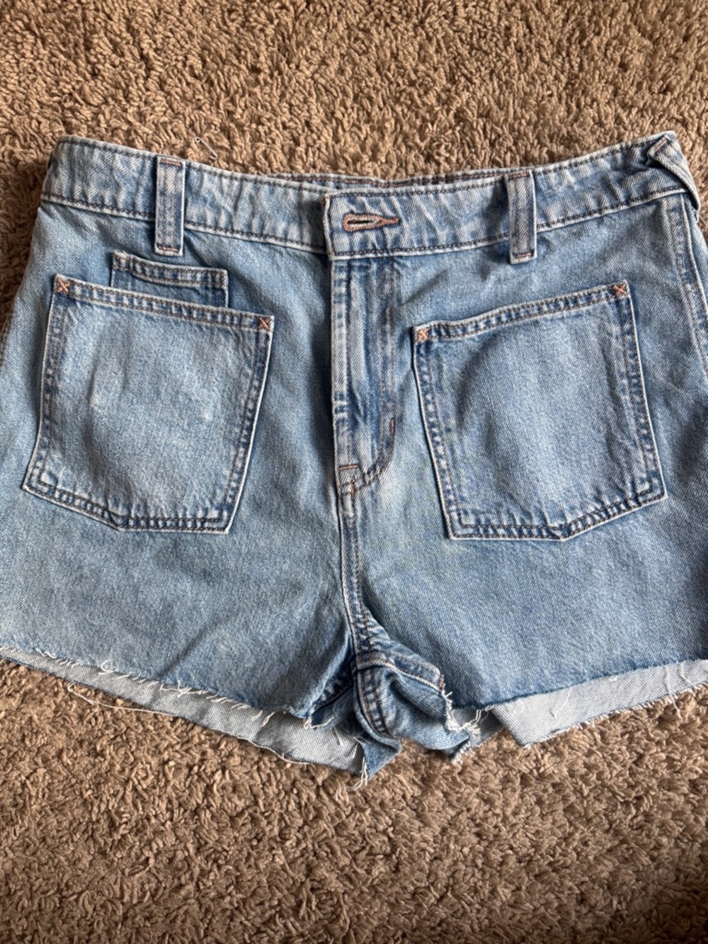 Free people denim shorts
